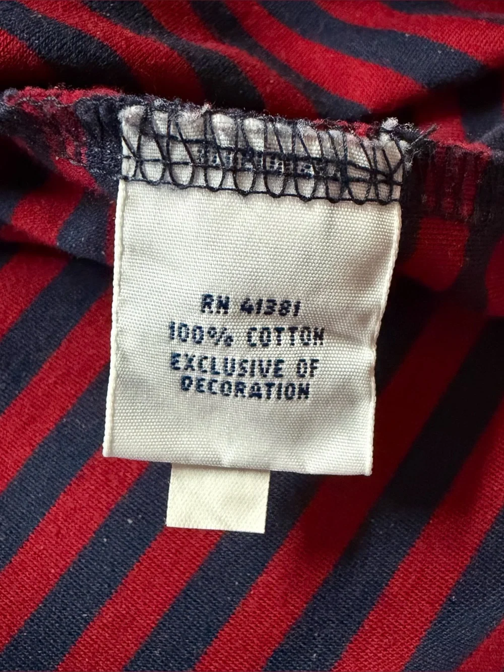 Polo Ralph Lauren Pima Soft Touch Polo Shirt Red Navy Striped Men’s Size S